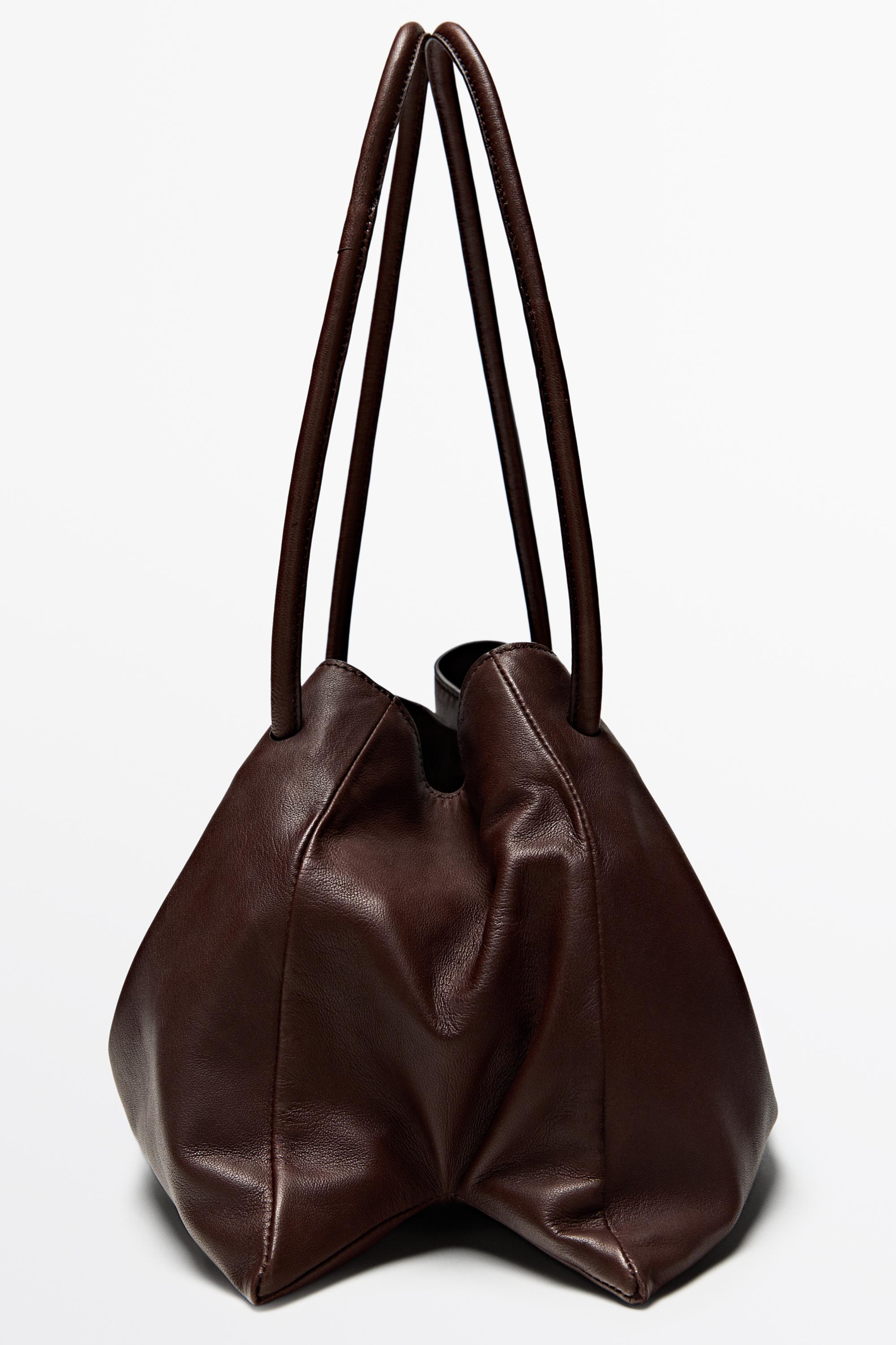 Sac à volant en cuir nappa